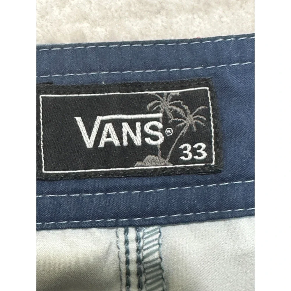 Vans Board Shorts Mens 33 Striped Polyester Stretch Trunks Pockets Drawstring